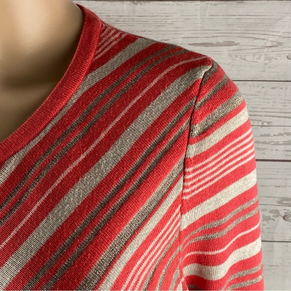 7th Avenue Design Studio Cardigan 💕 Glitter Diagonal Stripes - Picture 4 of 12